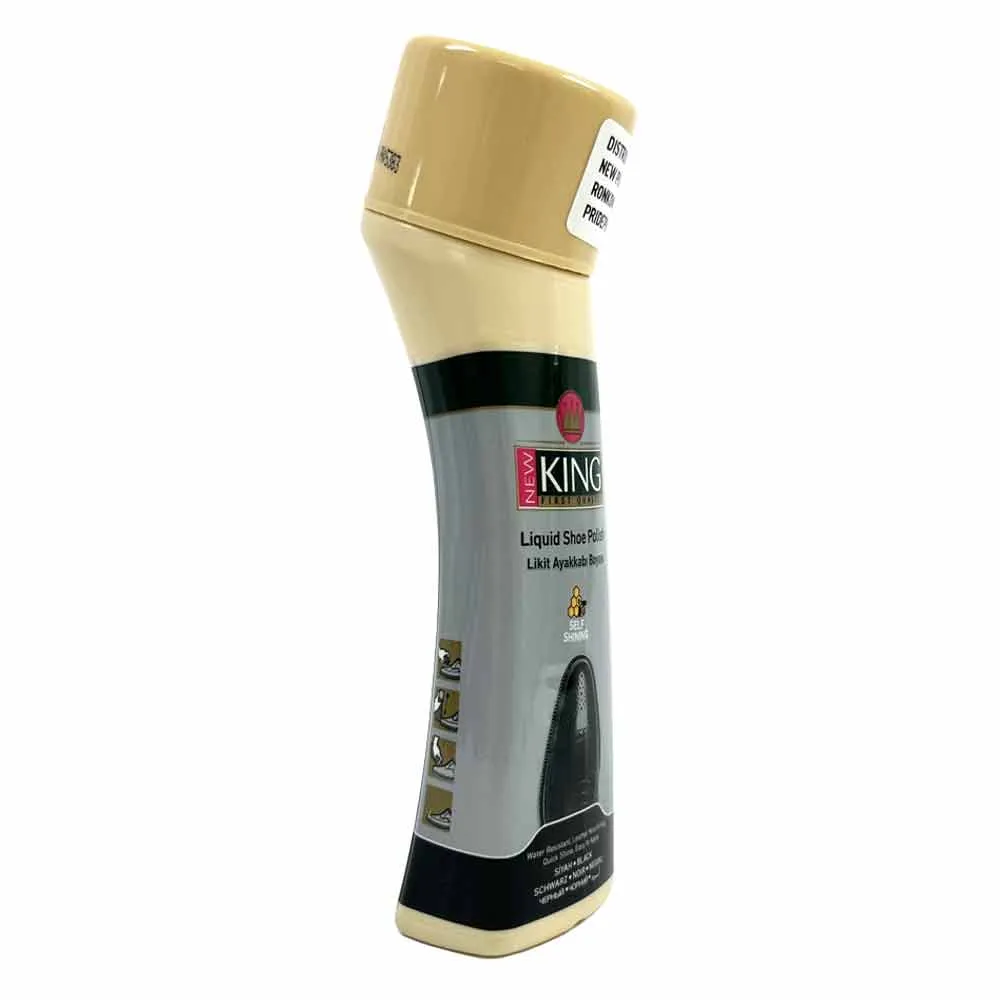 2 Pack Instant Shine Shoe Polish Black Liquid Sponge Top Leather Boots Top 5oz