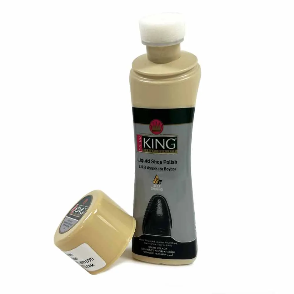 2 Pack Instant Shine Shoe Polish Black Liquid Sponge Top Leather Boots Top 5oz