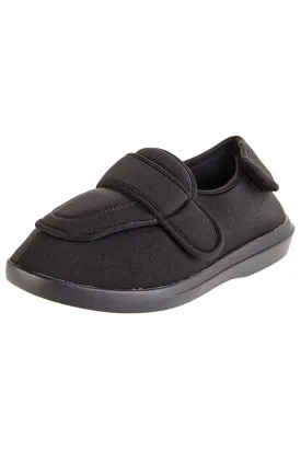 Adjustable Slippers for Women - Black | Cronus | Adaptive Shoes by Ovidis