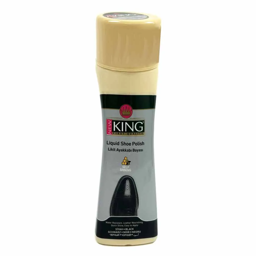 Black Liquid Shoe Polish Sponge Instant Shine Leather Boots Sponge Top 2.5oz