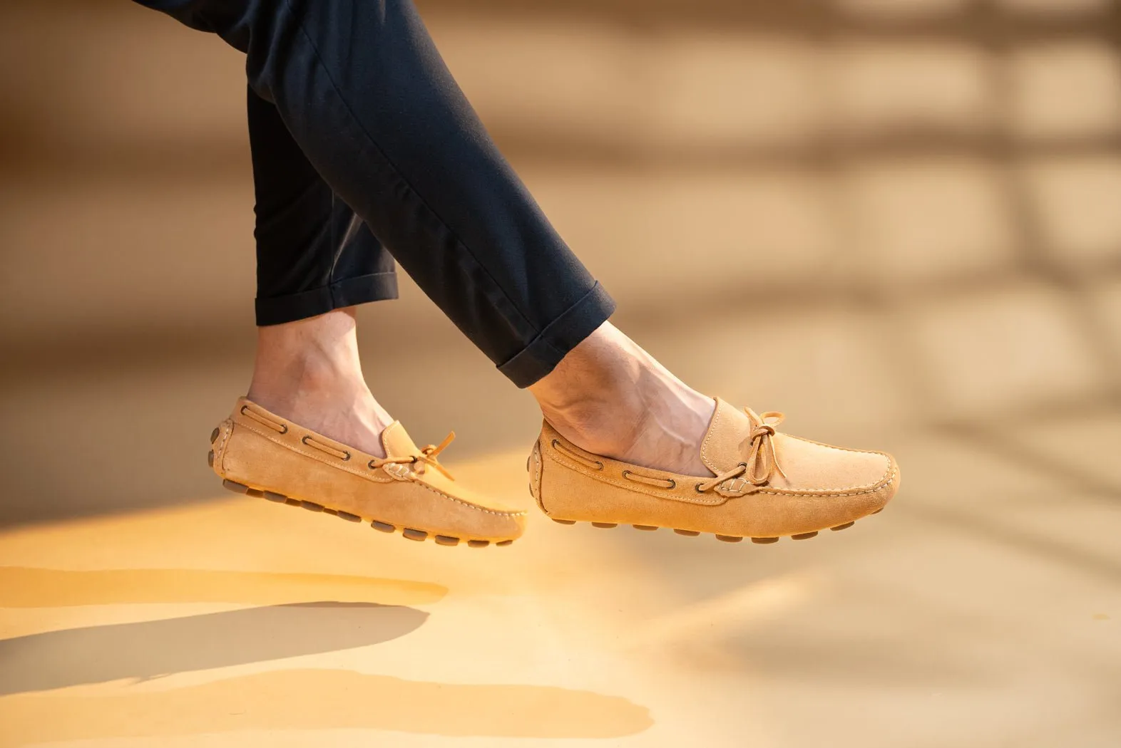 BOSPHORUS LEATHER MOCCASIN - AMBER