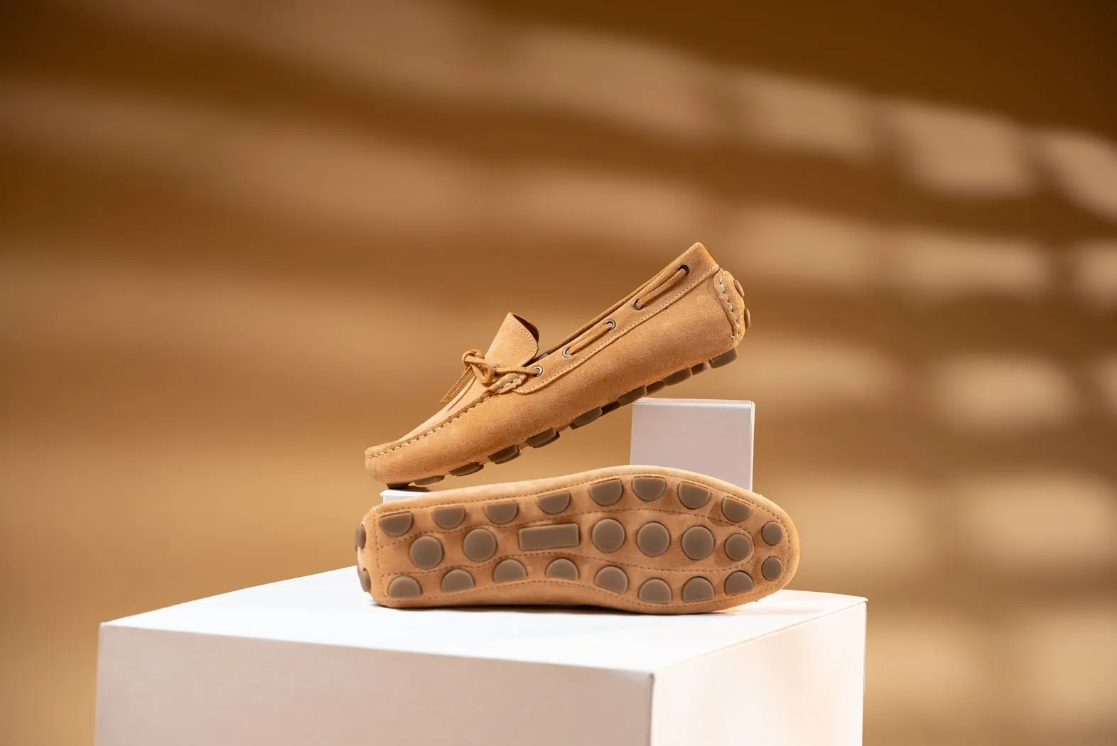 BOSPHORUS LEATHER MOCCASIN - AMBER