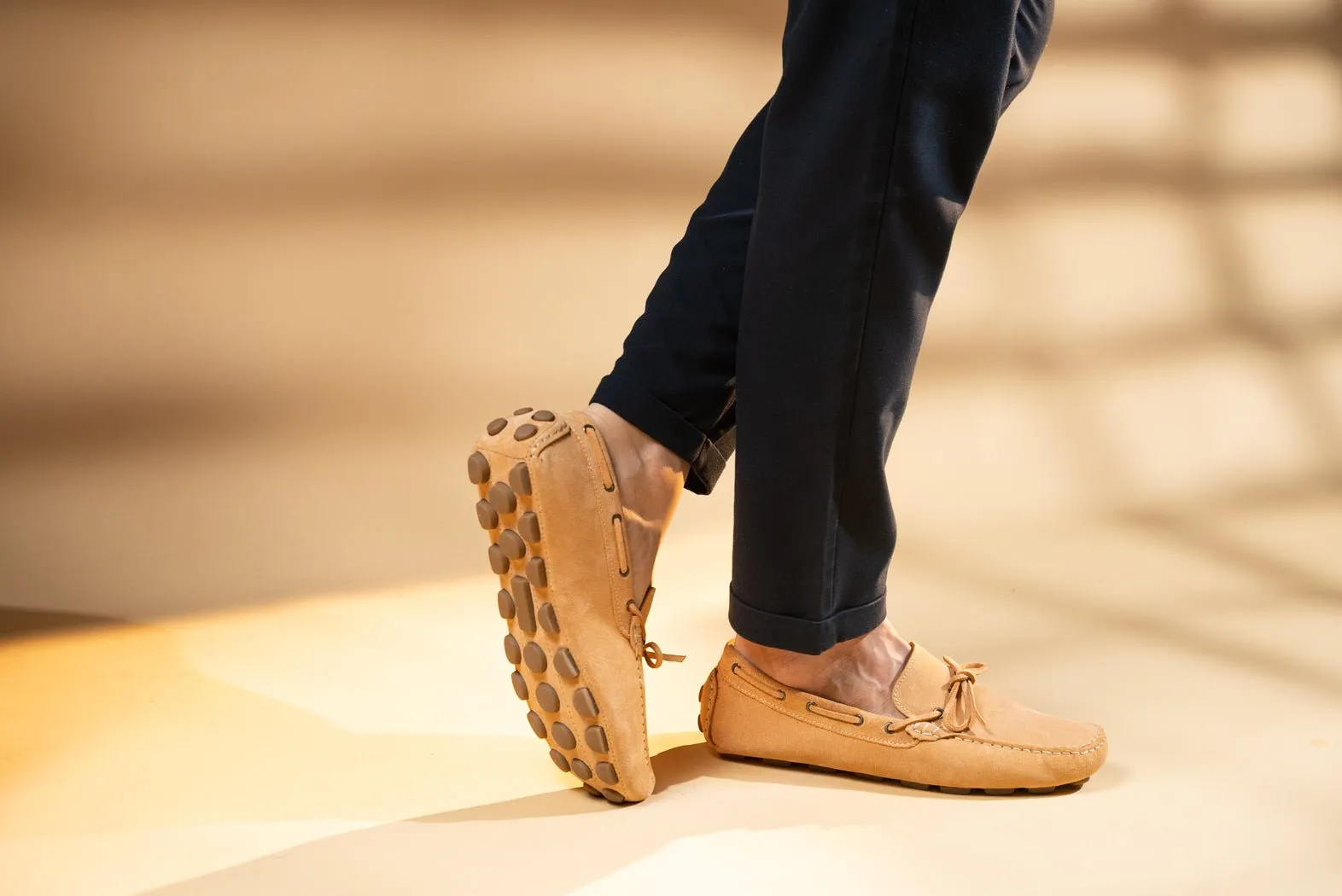 BOSPHORUS LEATHER MOCCASIN - AMBER