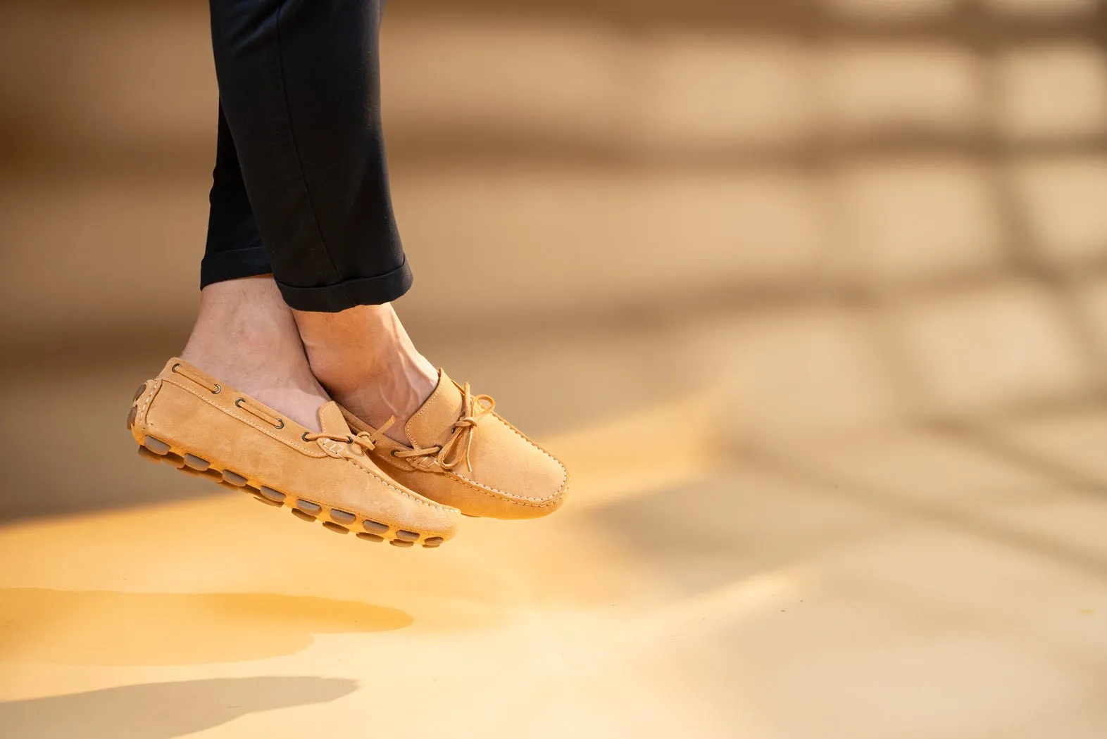 BOSPHORUS LEATHER MOCCASIN - AMBER