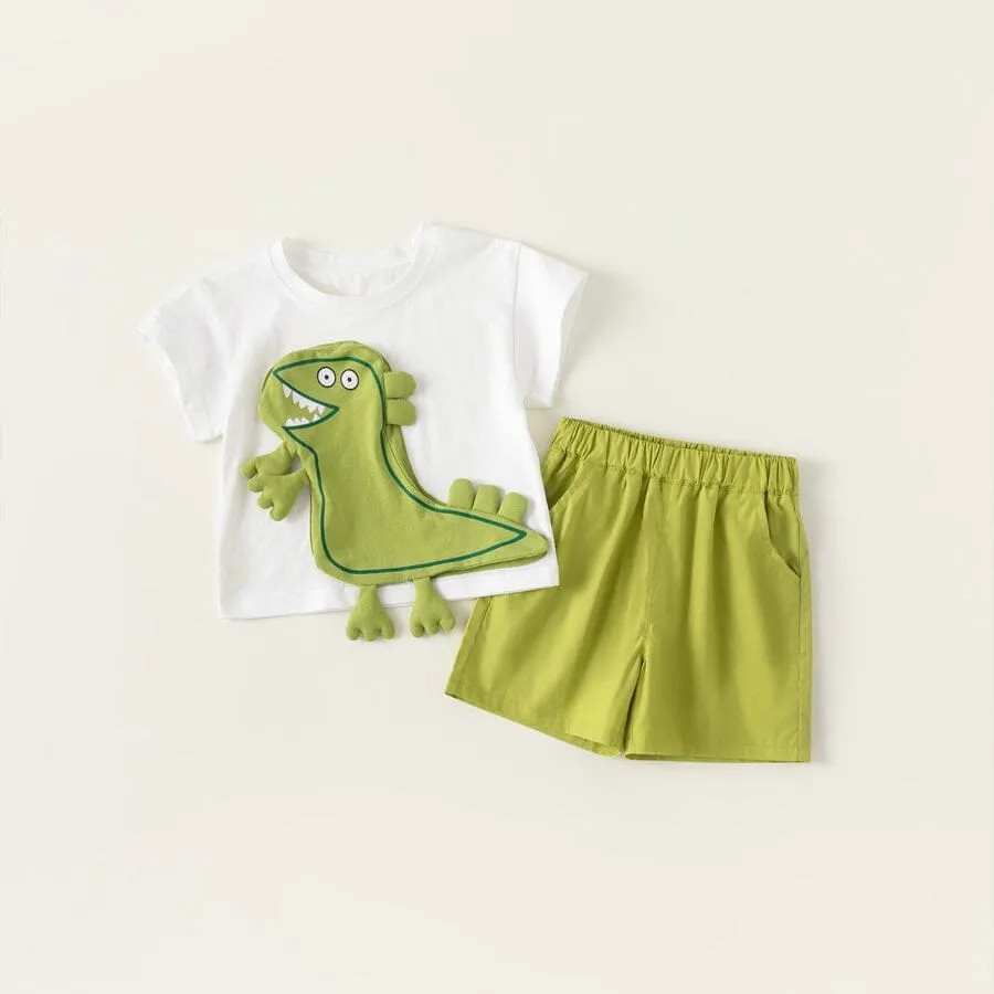 Cartoon Dinosaur Patch Summer Set