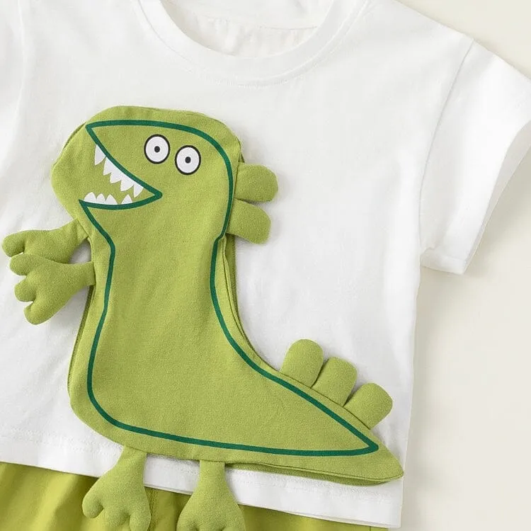 Cartoon Dinosaur Patch Summer Set