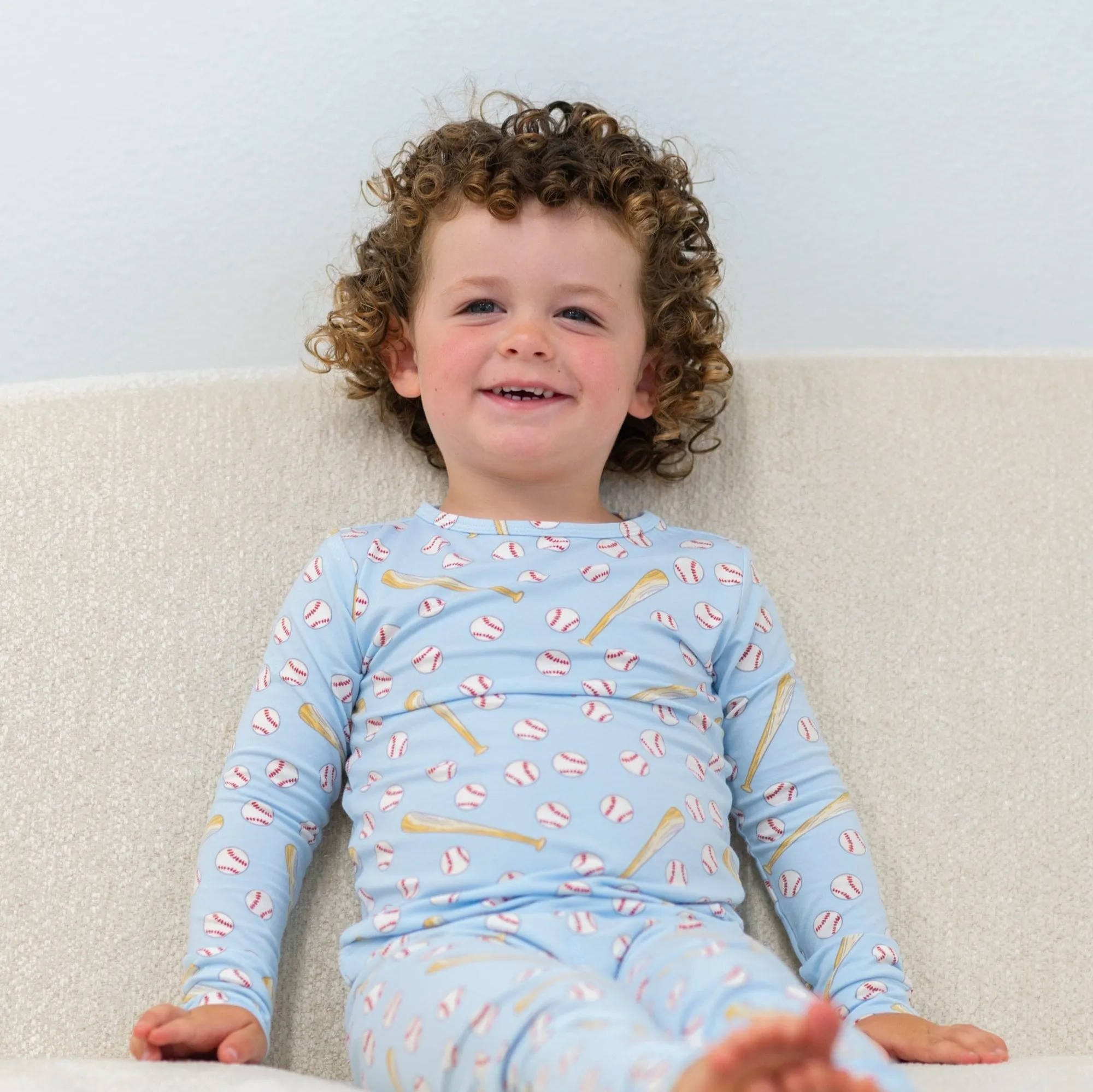 Classic Baseball 2-Piece Pajama Set
