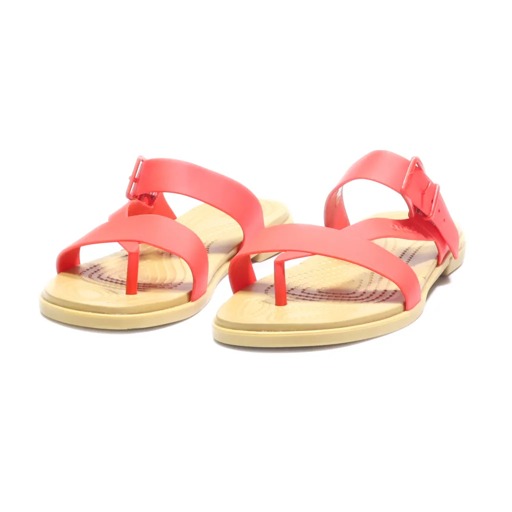 Crocs Flip Flops Eva Red Colour For Women