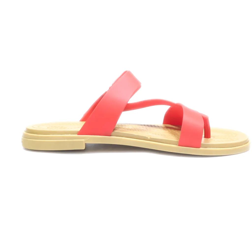 Crocs Flip Flops Eva Red Colour For Women