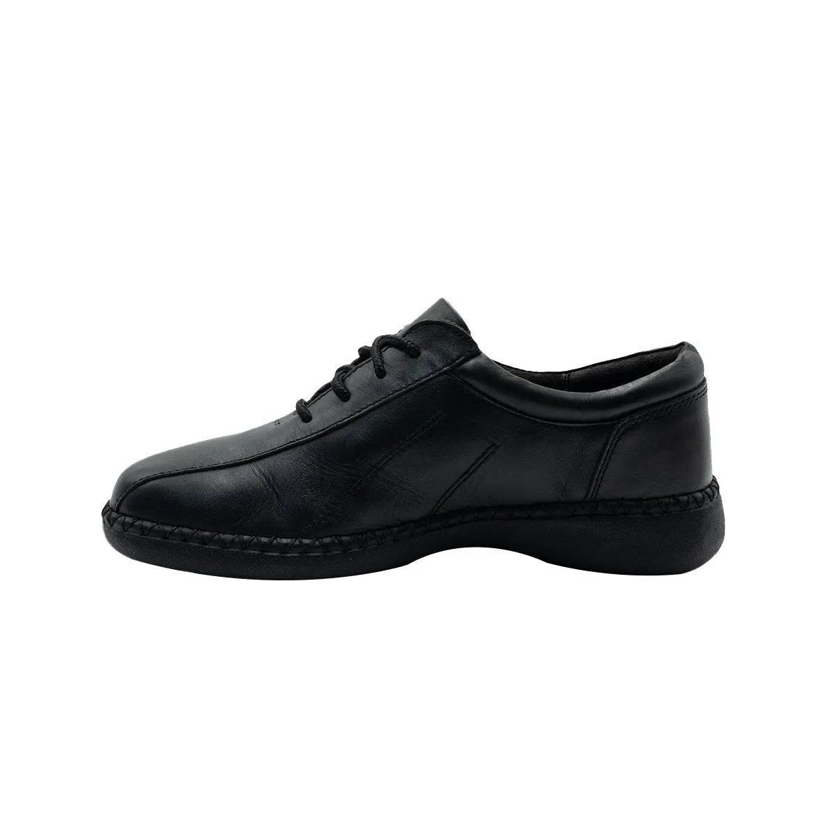 Dr. Scholl'S Sonya Lace Ups Leather Black Colour For Women