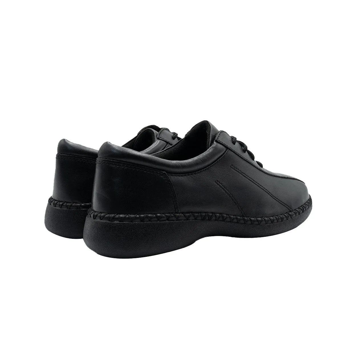 Dr. Scholl'S Sonya Lace Ups Leather Black Colour For Women