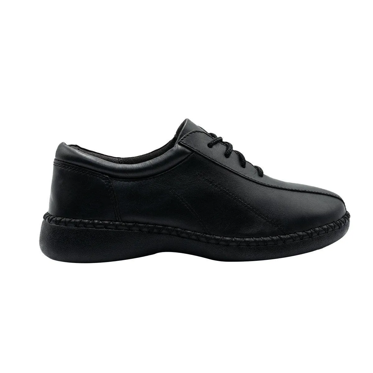 Dr. Scholl'S Sonya Lace Ups Leather Black Colour For Women
