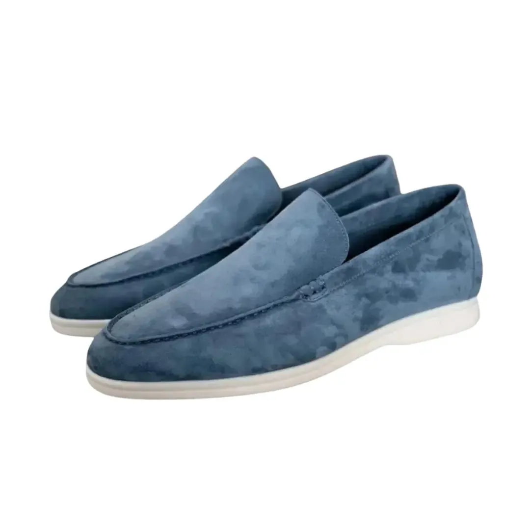 Essential Old Money Suede Loafers - Cross & Crown