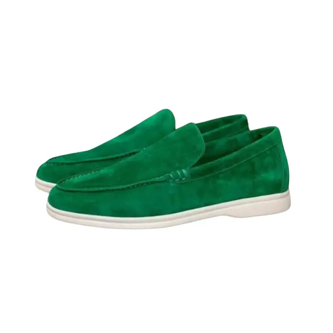 Essential Old Money Suede Loafers - Cross & Crown