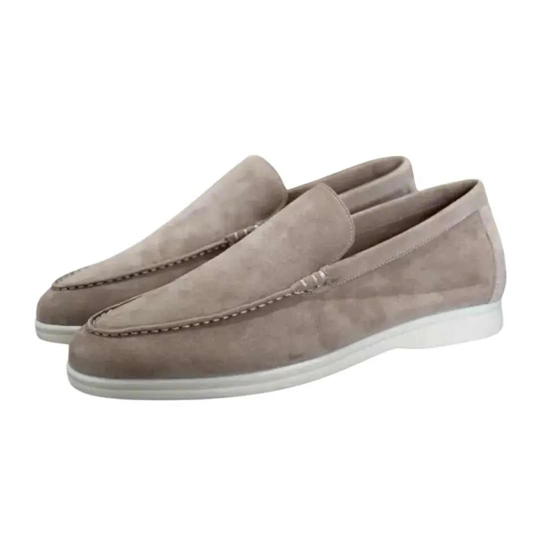 Essential Old Money Suede Loafers - Cross & Crown