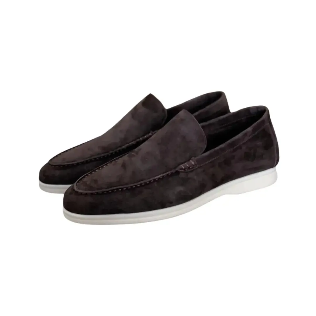 Essential Old Money Suede Loafers - Cross & Crown