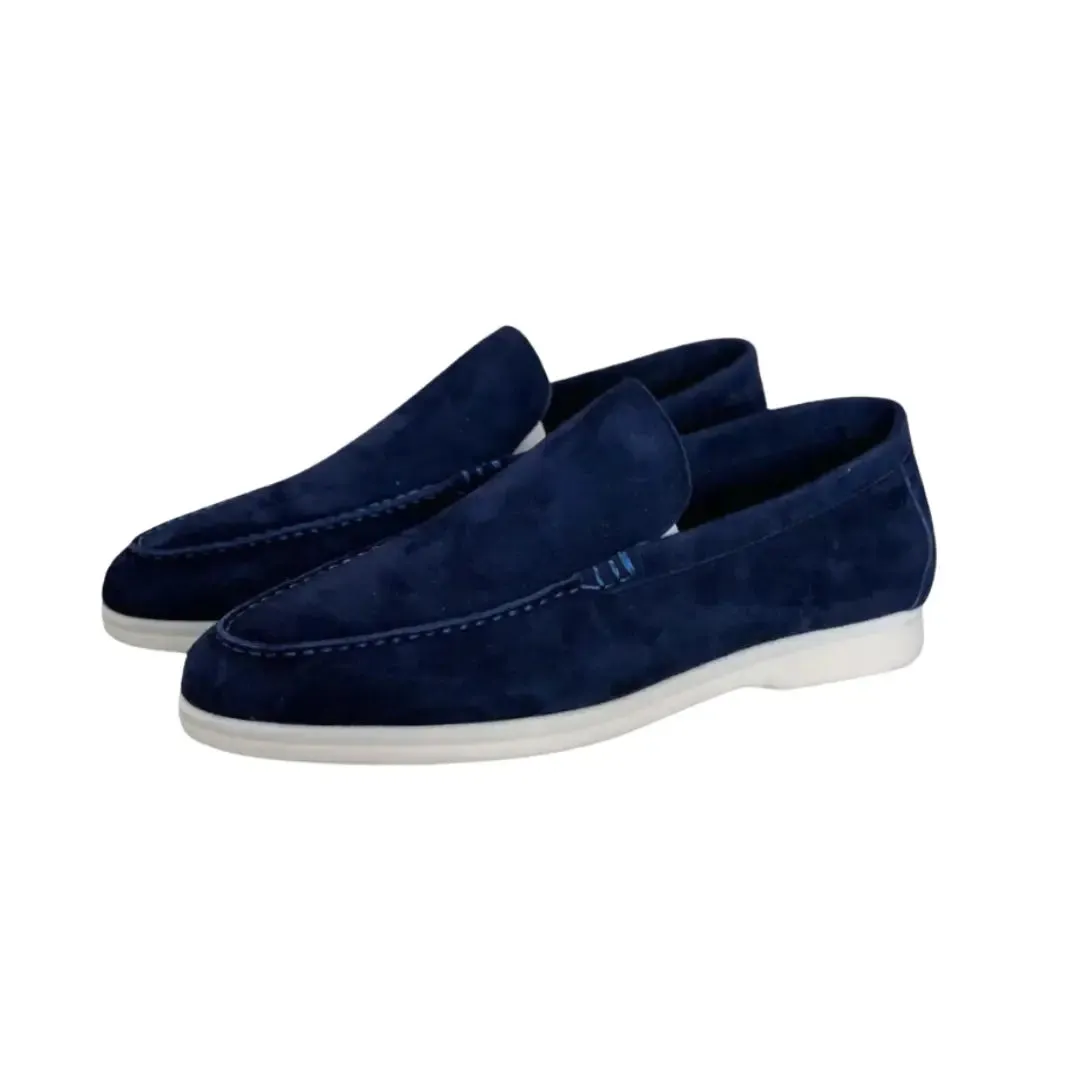 Essential Old Money Suede Loafers - Cross & Crown