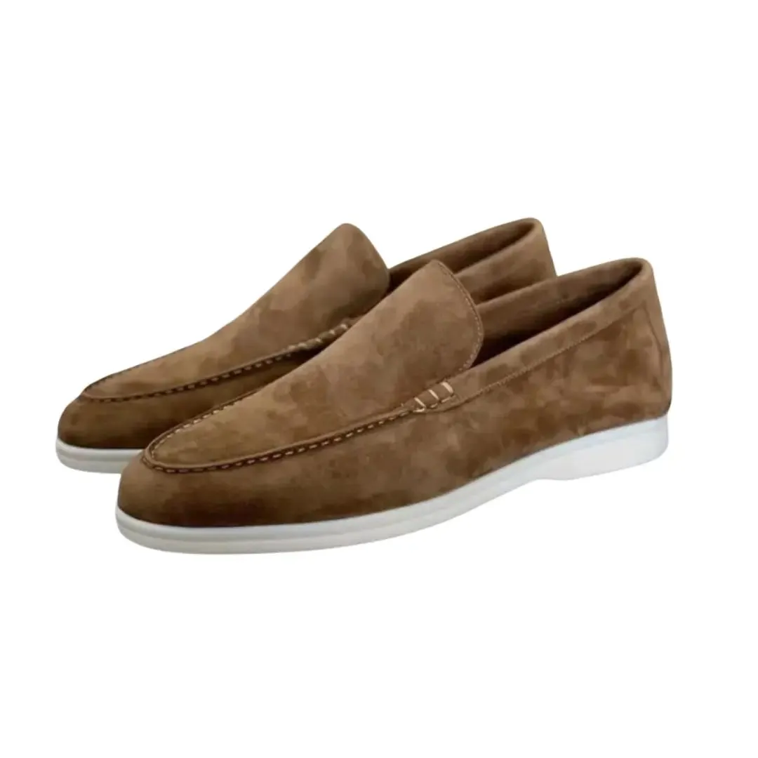 Essential Old Money Suede Loafers - Cross & Crown
