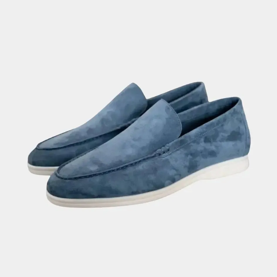 Essential Old Money Suede Loafers - Cross & Crown