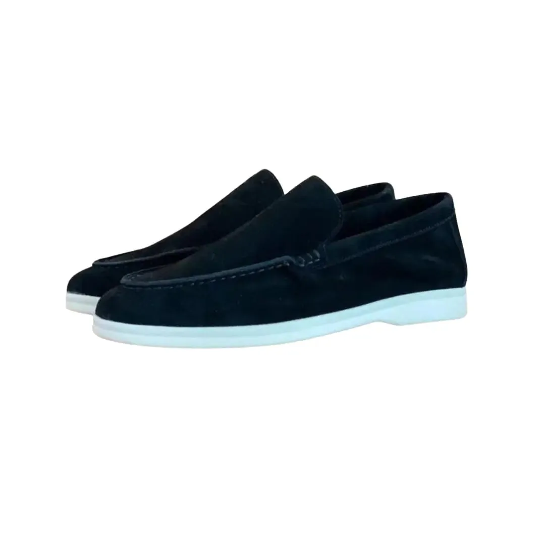 Essential Old Money Suede Loafers - Cross & Crown