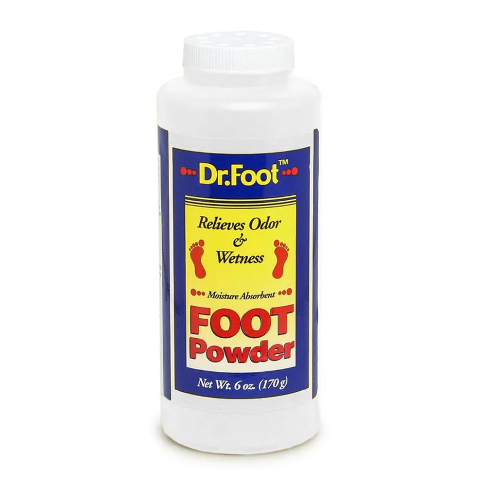Foot Odor Relieves Wetness Powder Moisture Absorbent Cools Comfort Feet 6 oz