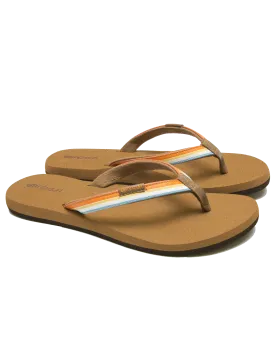 Freedom Bloom Flip Flops in Multi Colour