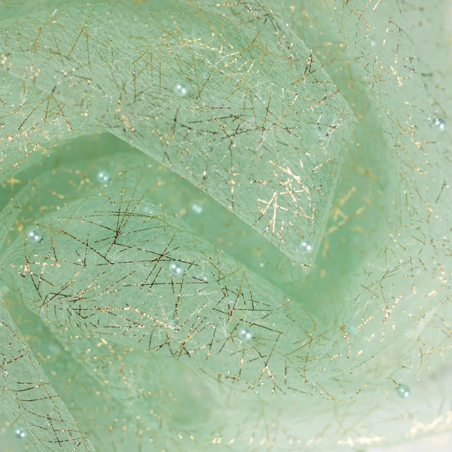 Glitter Pearl Tulle Netting