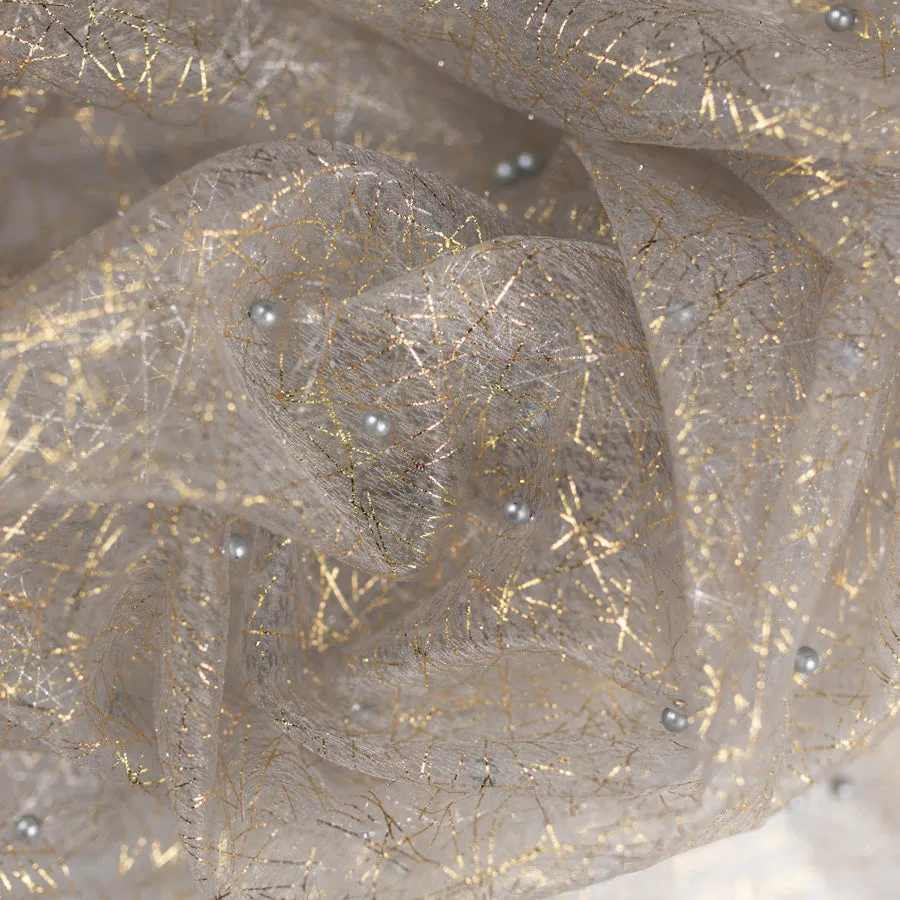 Glitter Pearl Tulle Netting
