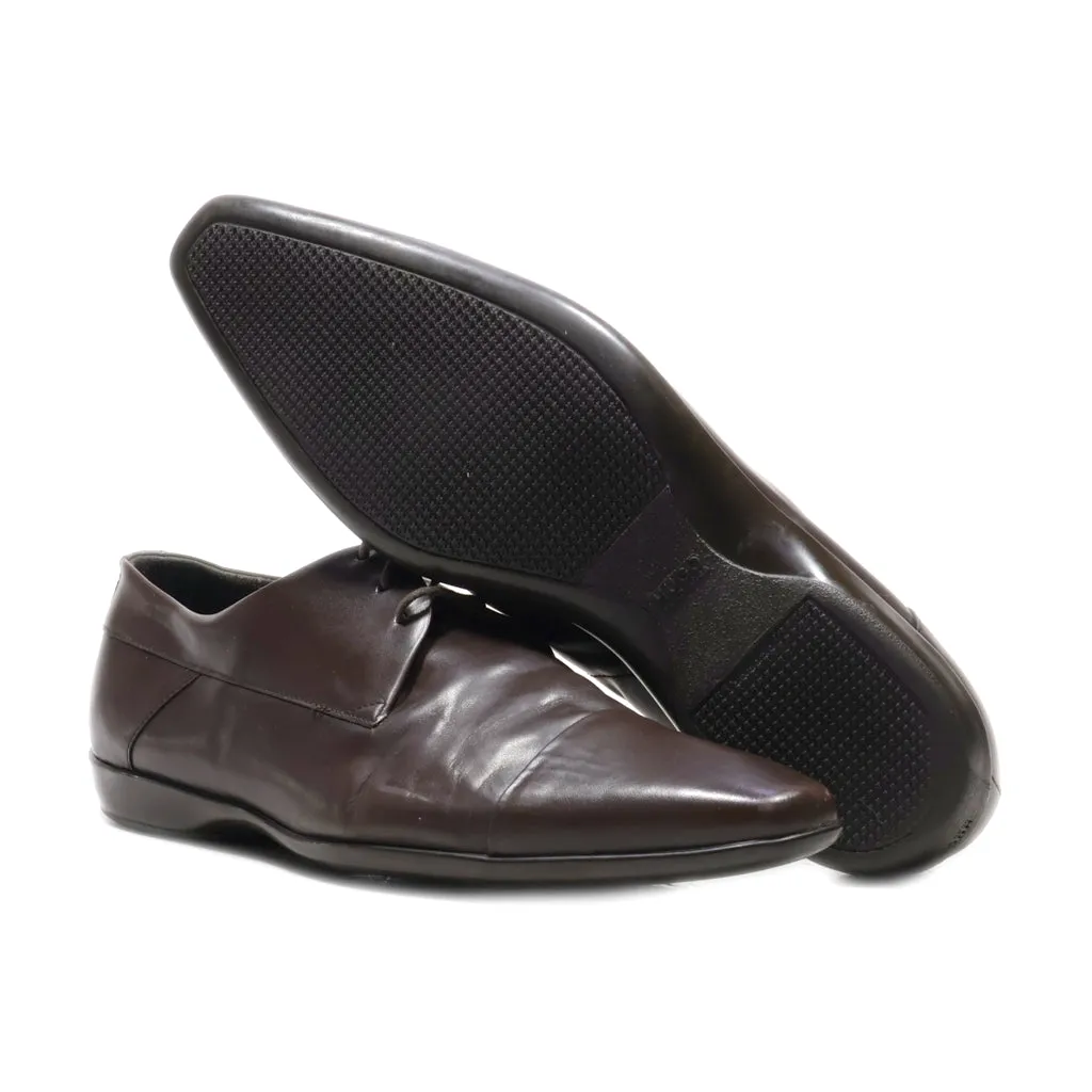 Hugo Boss Casual Lace Ups Leather Brown Colour For Men