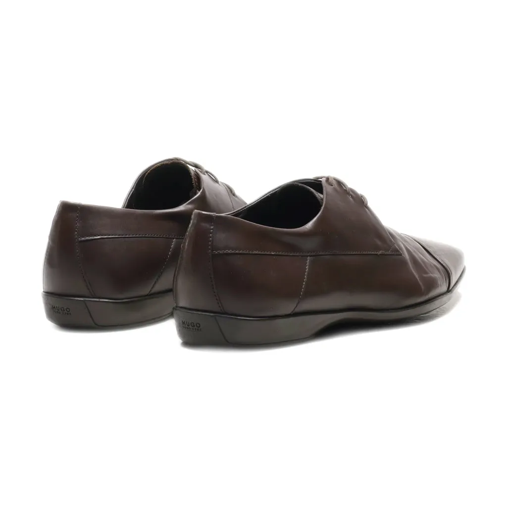 Hugo Boss Casual Lace Ups Leather Brown Colour For Men