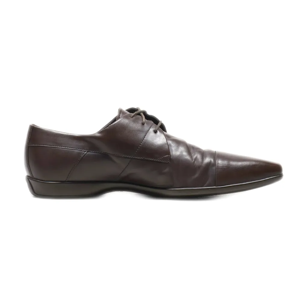 Hugo Boss Casual Lace Ups Leather Brown Colour For Men