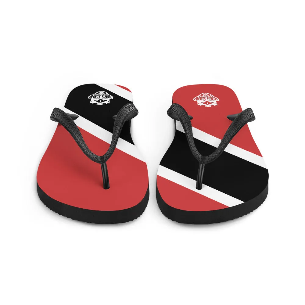Island Flag - Trinidad and Tobago Flip Flops