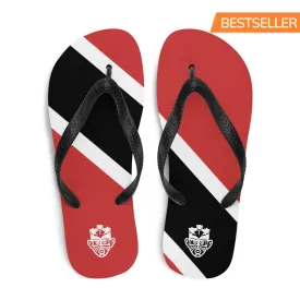Island Flag - Trinidad and Tobago Flip Flops