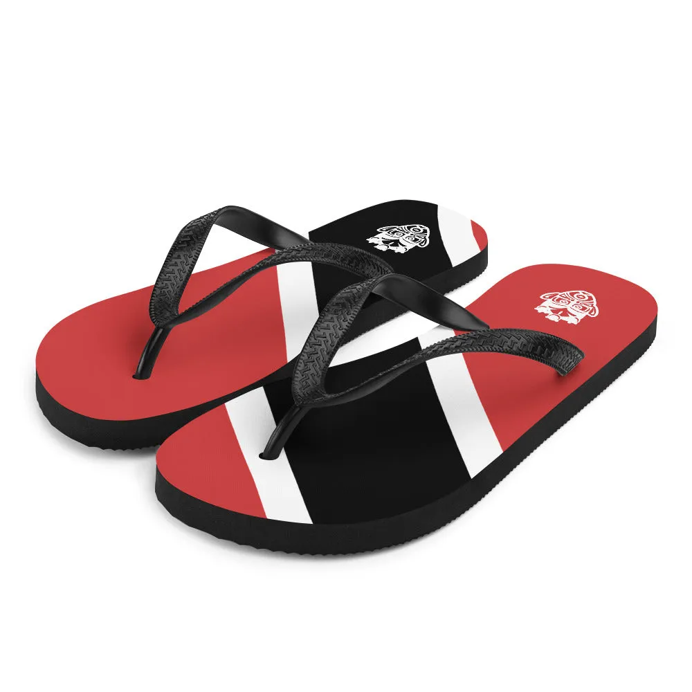 Island Flag - Trinidad and Tobago Flip Flops