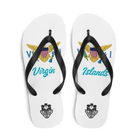 Island Flag - Virgin Islands Flip Flops