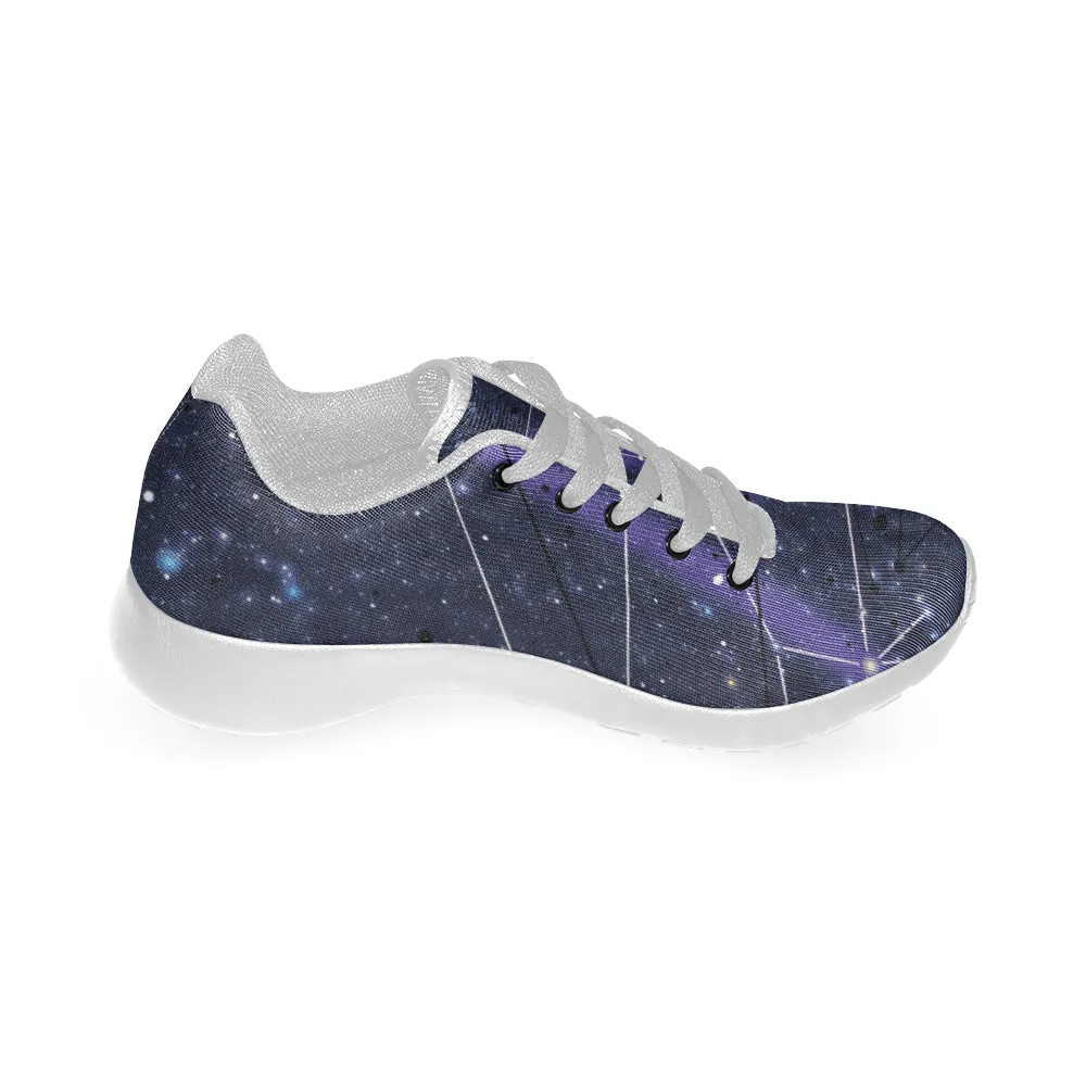 Kids Aries Zodiac Print Canvas Sneakers