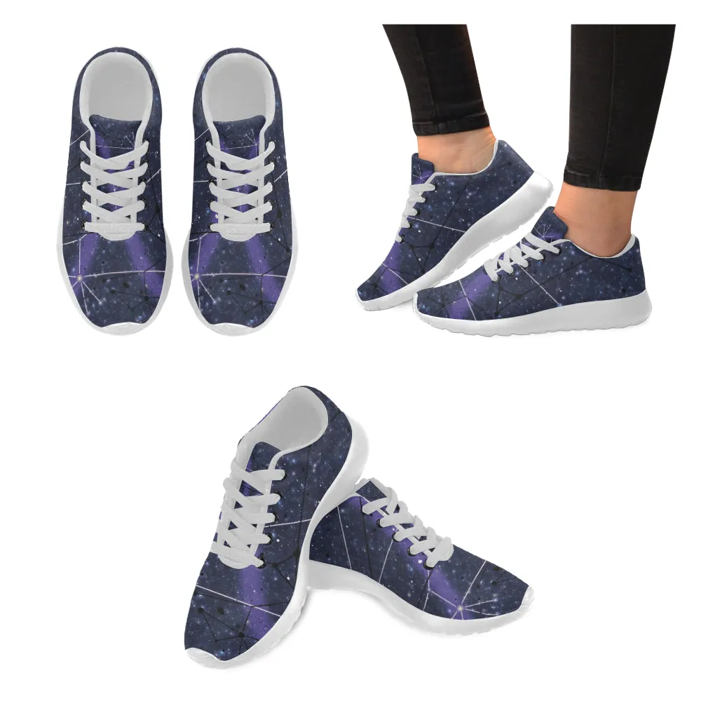 Kids Aries Zodiac Print Canvas Sneakers