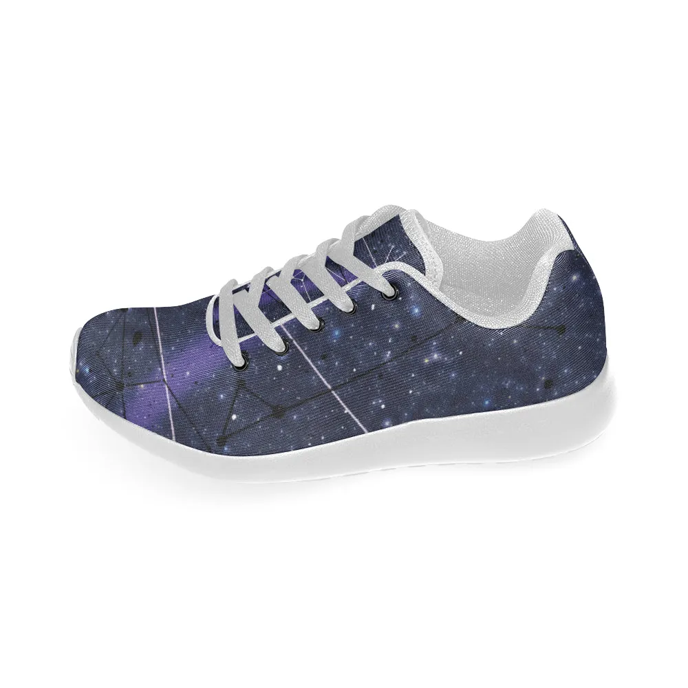 Kids Aries Zodiac Print Canvas Sneakers