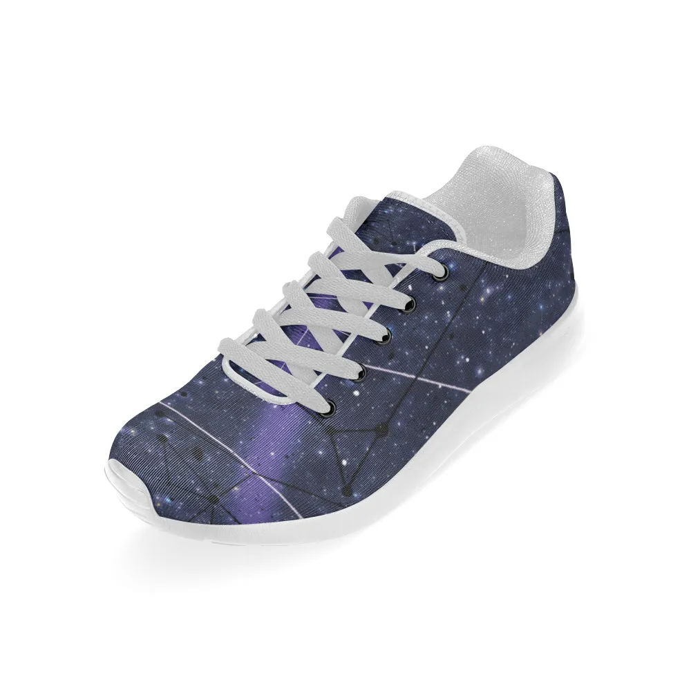 Kids Aries Zodiac Print Canvas Sneakers