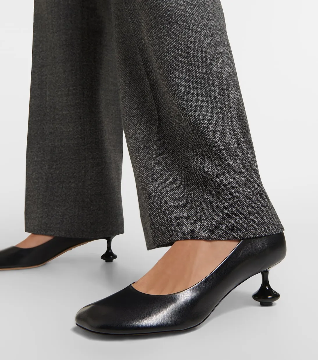 Leather shoes toy 45 Loewe, black
