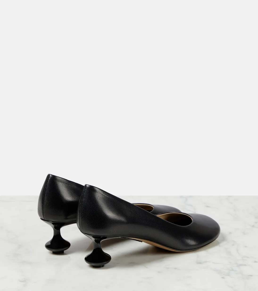 Leather shoes toy 45 Loewe, black