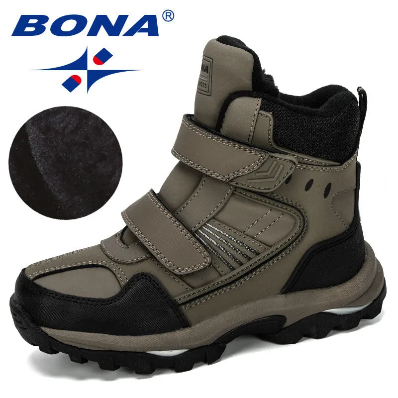 New Designer Popular Children Snow Boots Warm Winter Boots