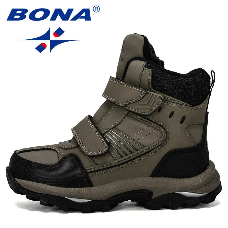 New Designer Popular Children Snow Boots Warm Winter Boots