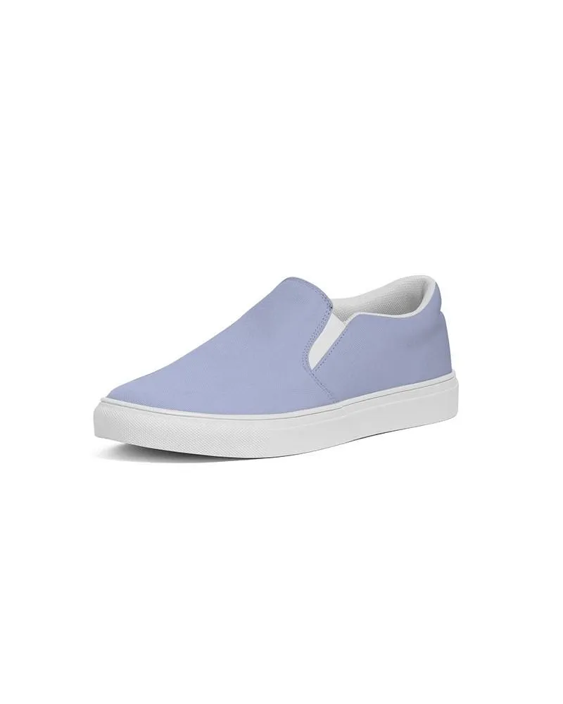 Pale Pastel Blue Slip-On Canvas Sneakers | Men's | Bright Pale Pastel Blue | C30M22Y0K0