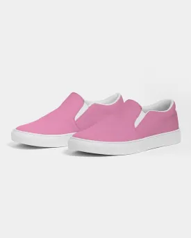 Pastel Magenta Slip-On Canvas Sneakers | Men's | Bright Pastel Magenta | C0M60Y0K0