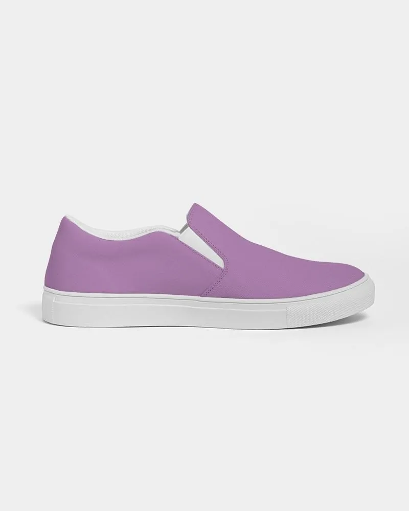 Pastel Purple Slip-On Canvas Sneakers | Men's | Bright Pastel Purple | C30M60Y0K0