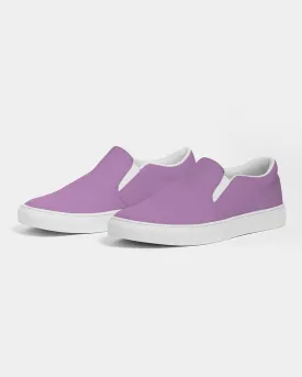 Pastel Purple Slip-On Canvas Sneakers | Men's | Bright Pastel Purple | C30M60Y0K0