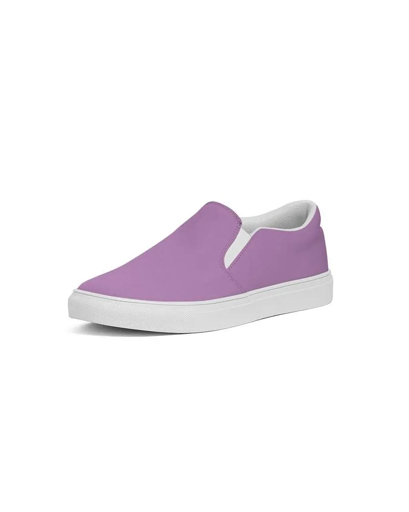 Pastel Purple Slip-On Canvas Sneakers | Men's | Bright Pastel Purple | C30M60Y0K0