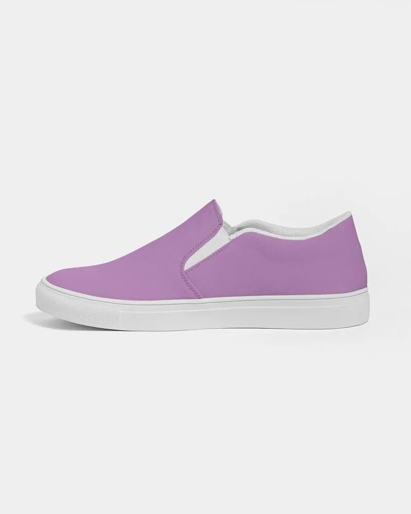 Pastel Purple Slip-On Canvas Sneakers | Men's | Bright Pastel Purple | C30M60Y0K0