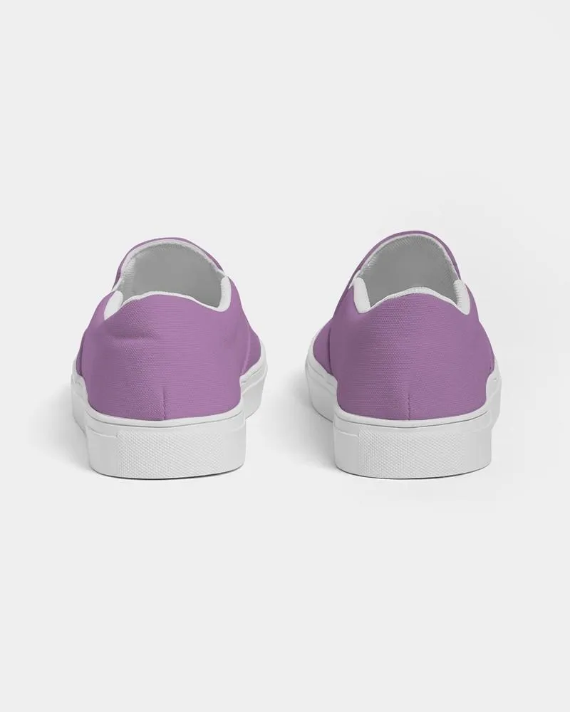 Pastel Purple Slip-On Canvas Sneakers | Men's | Bright Pastel Purple | C30M60Y0K0